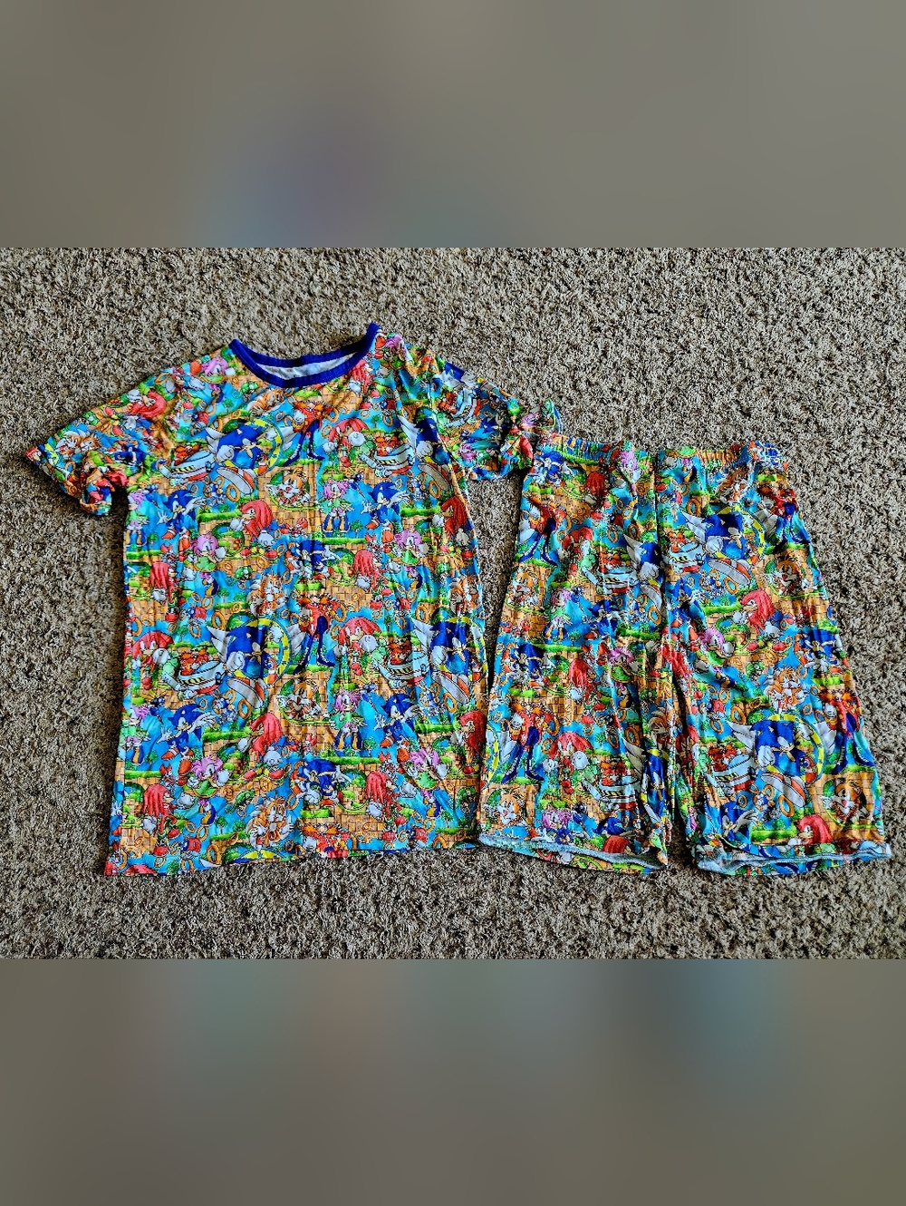 Little Snuggles Sonic Bamboo Pajama Set | 12/14
